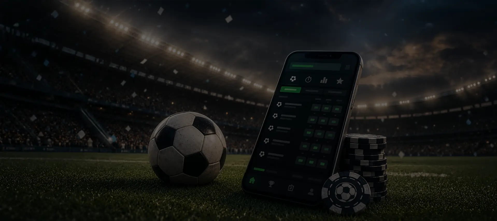 football-betting-background